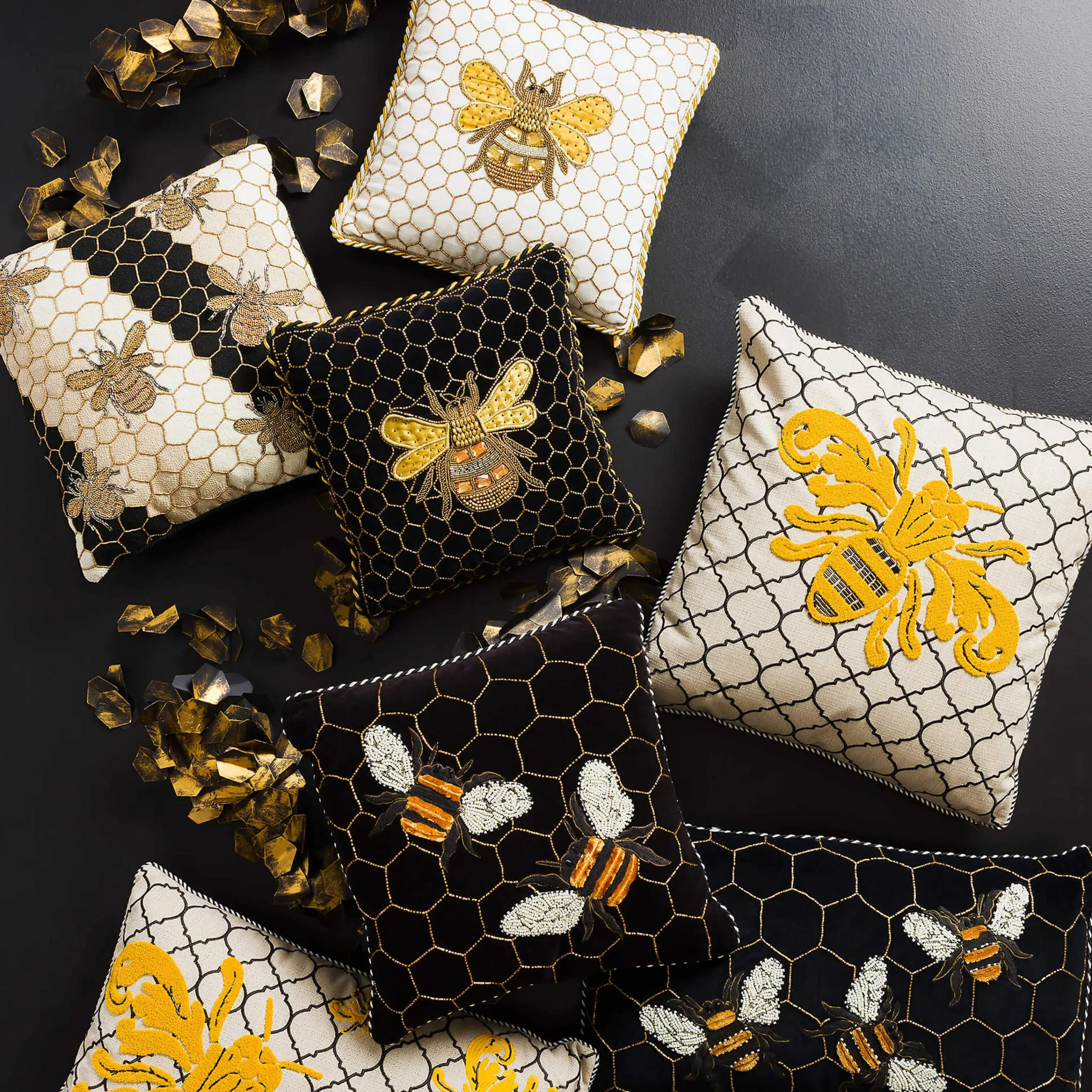 Queen Bee Pillow|MacKenzie-Childs Hot