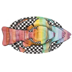 Rainbow Fish Dinner Platter|MacKenzie-Childs New