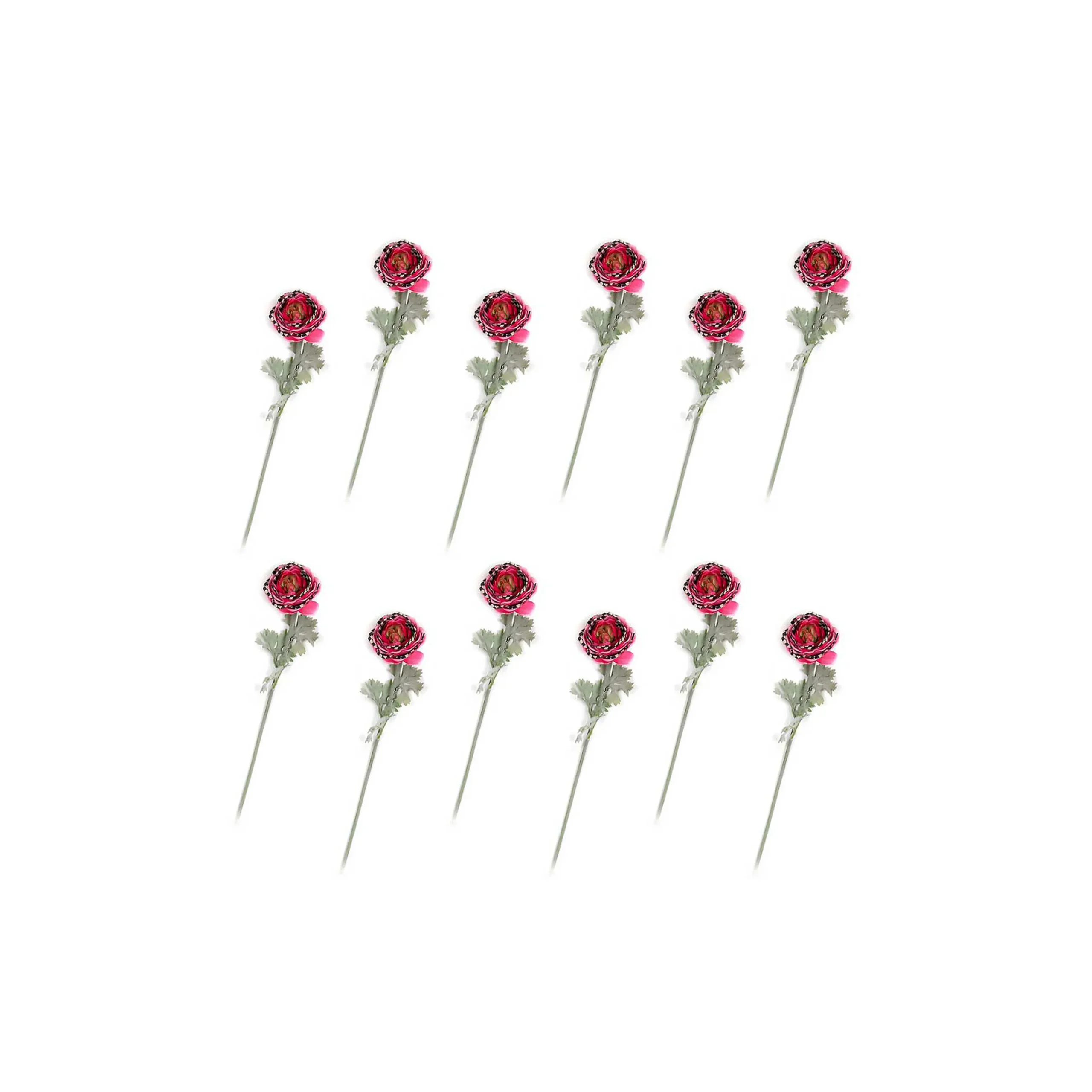 Ranunculus Bouquet - Pink - Set Of 12|MacKenzie-Childs New