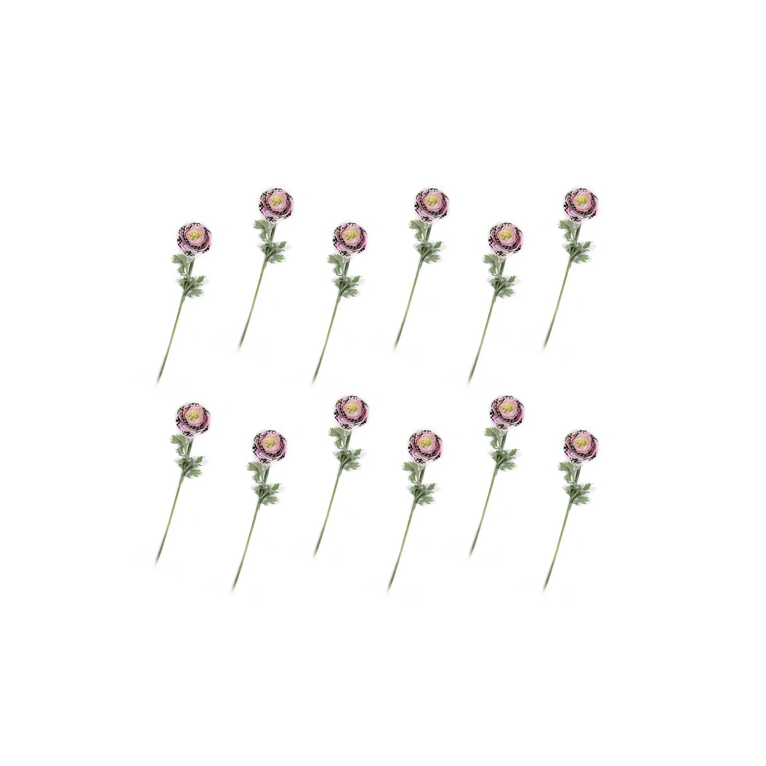 Ranunculus Bouquet - Purple - Set Of 12|MacKenzie-Childs Hot