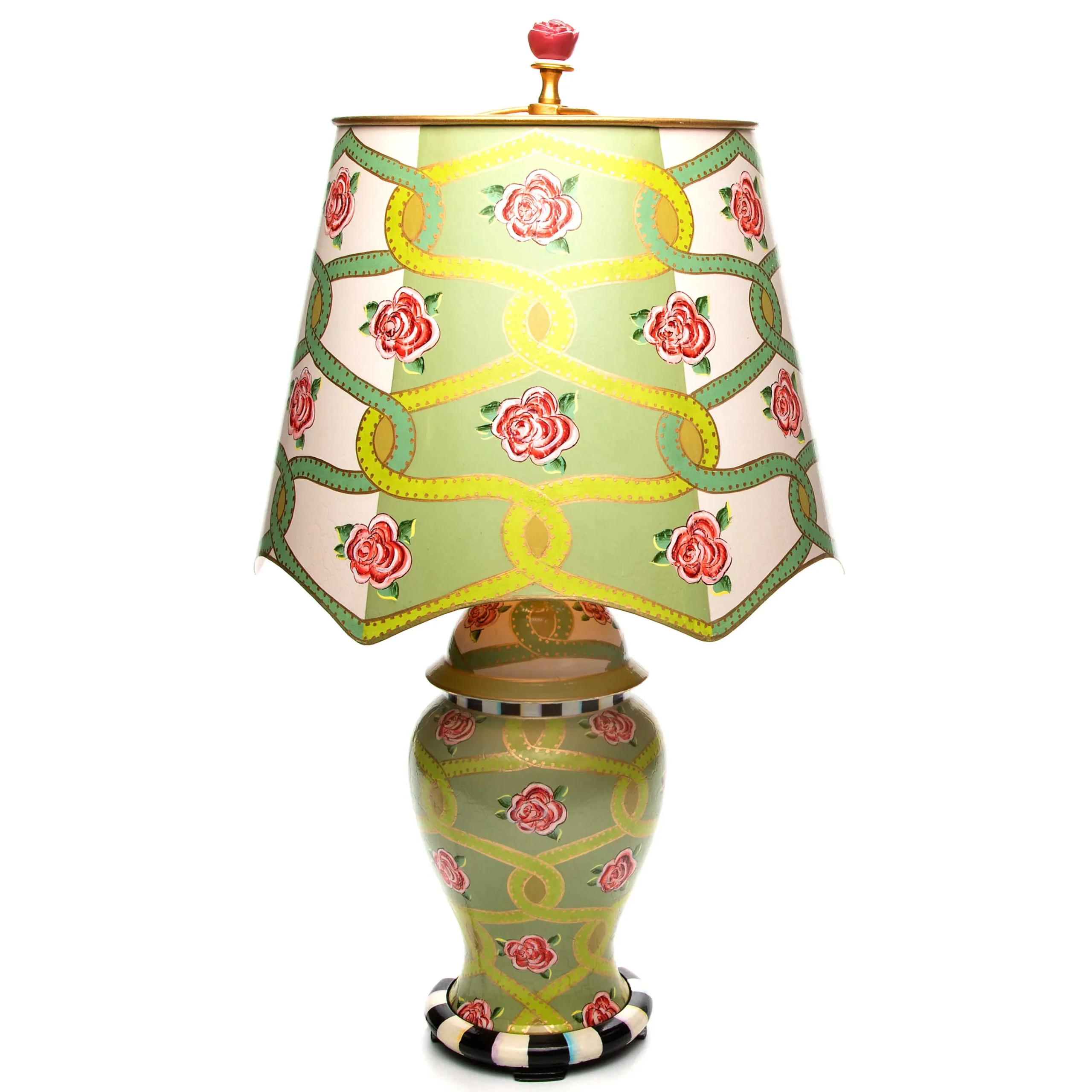 Really Rosy Table Lamp|MacKenzie-Childs Sale