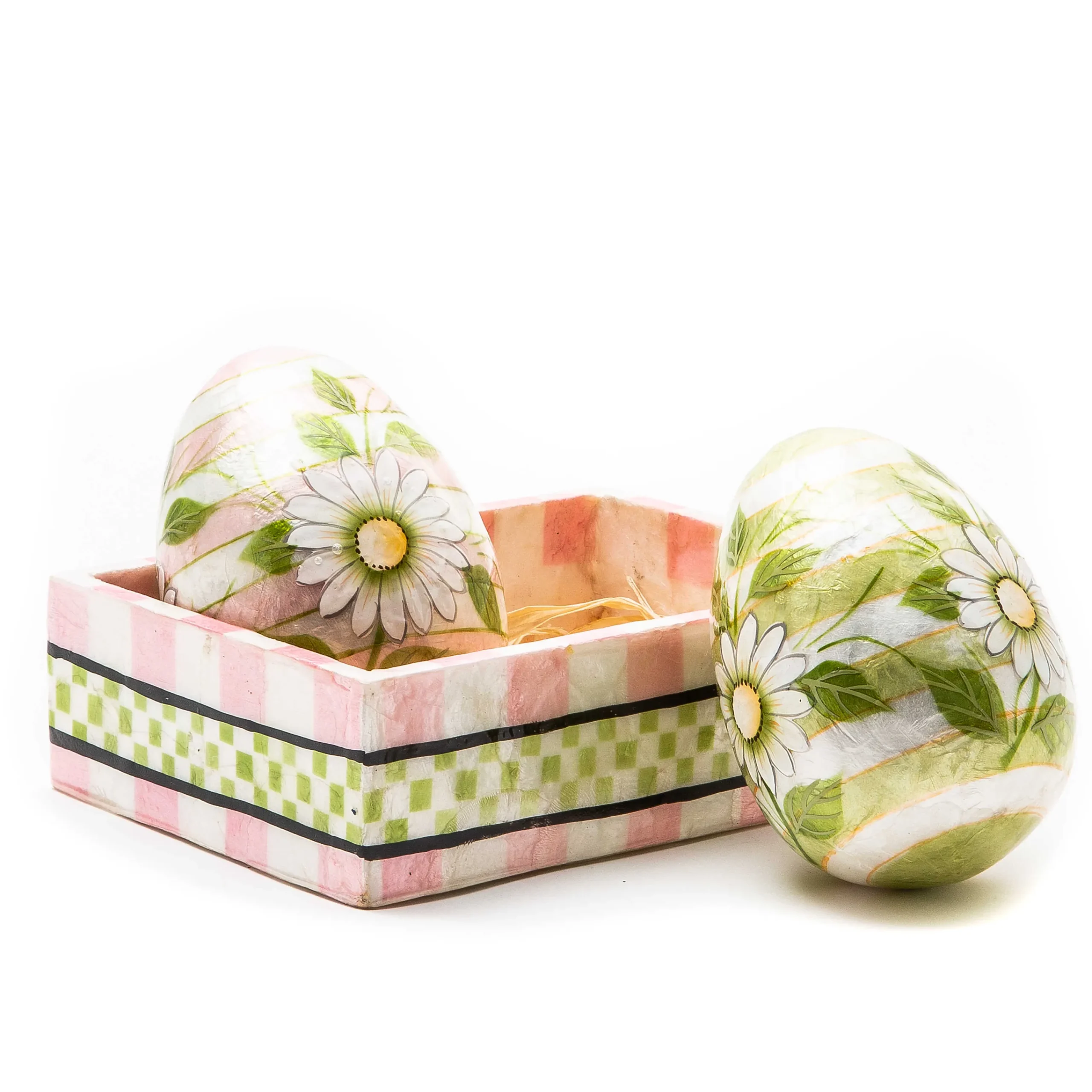 Rose Garden Daisy Egg Tray|MacKenzie-Childs Clearance