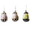 Rose Garden Egg Ornaments - Set Of 3|MacKenzie-Childs Clearance