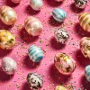 Rose Garden Stripe Eggs - Set Of 3|MacKenzie-Childs Best