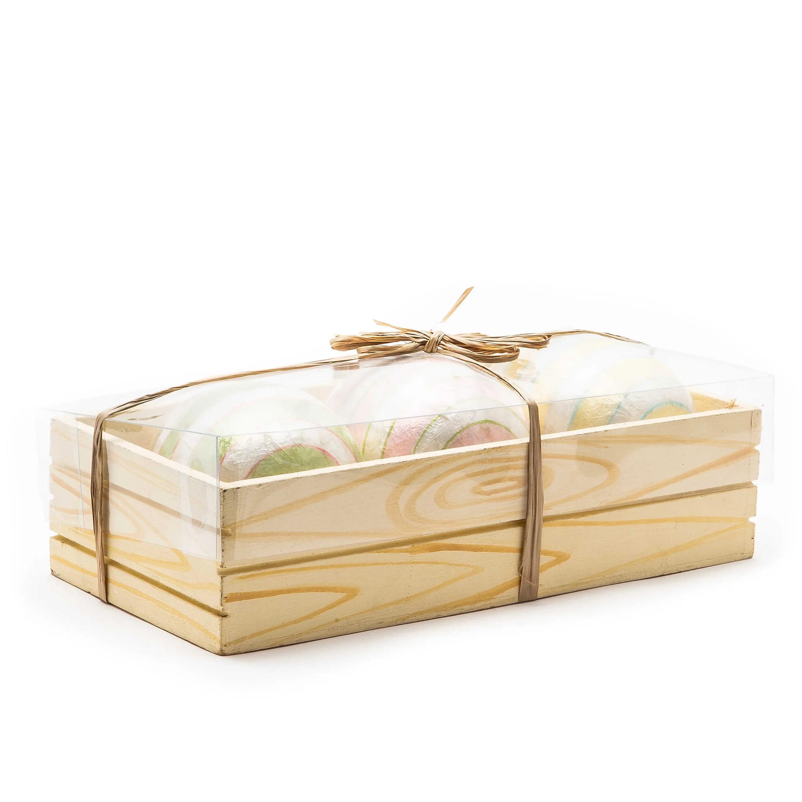 Rose Garden Stripe Eggs - Set Of 3|MacKenzie-Childs Best