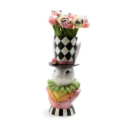 Rose Rabbit Planter|MacKenzie-Childs Outlet