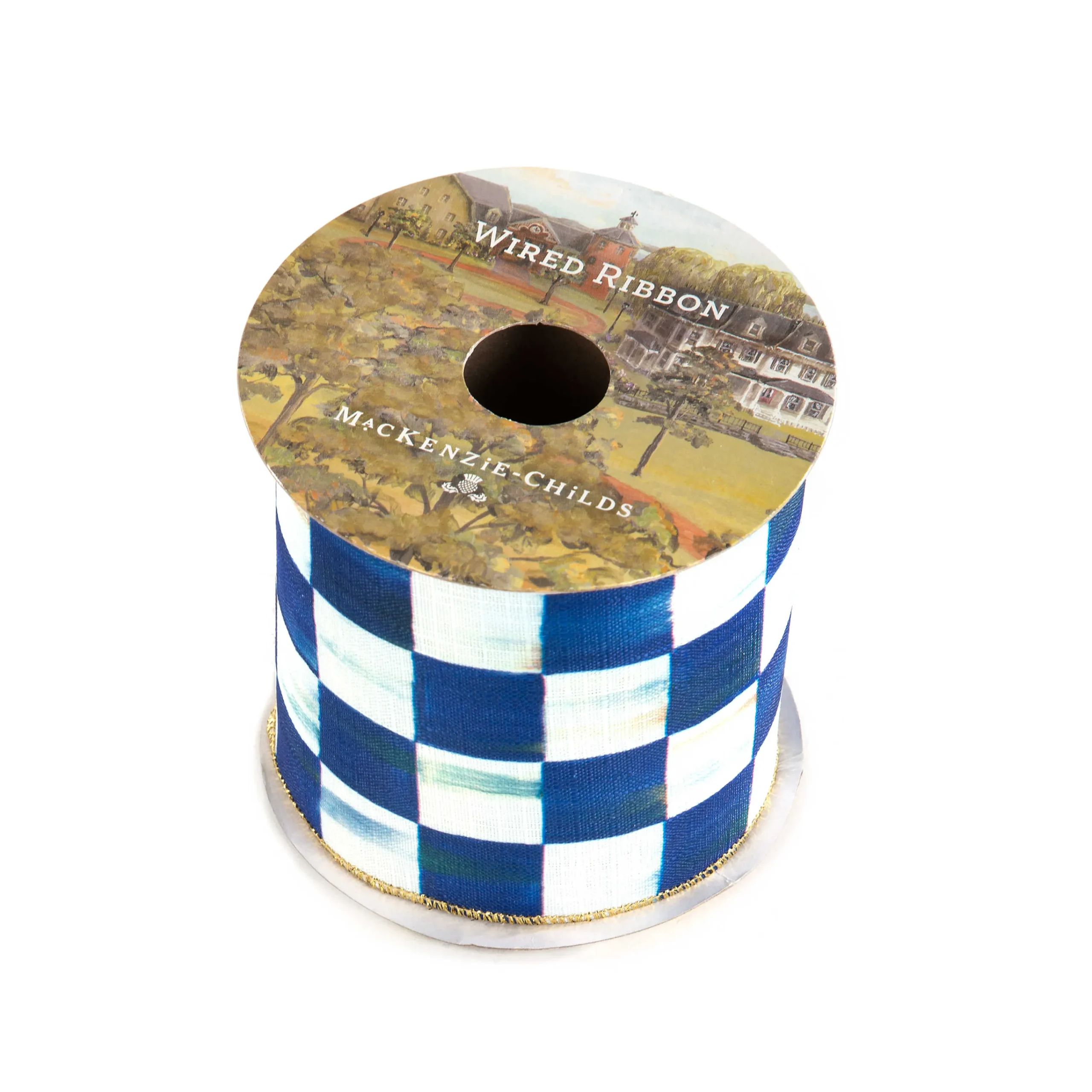 Royal Check 4" Ribbon|MacKenzie-Childs New