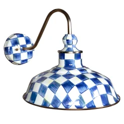 Royal Check Barn Sconce - 12"|MacKenzie-Childs Best