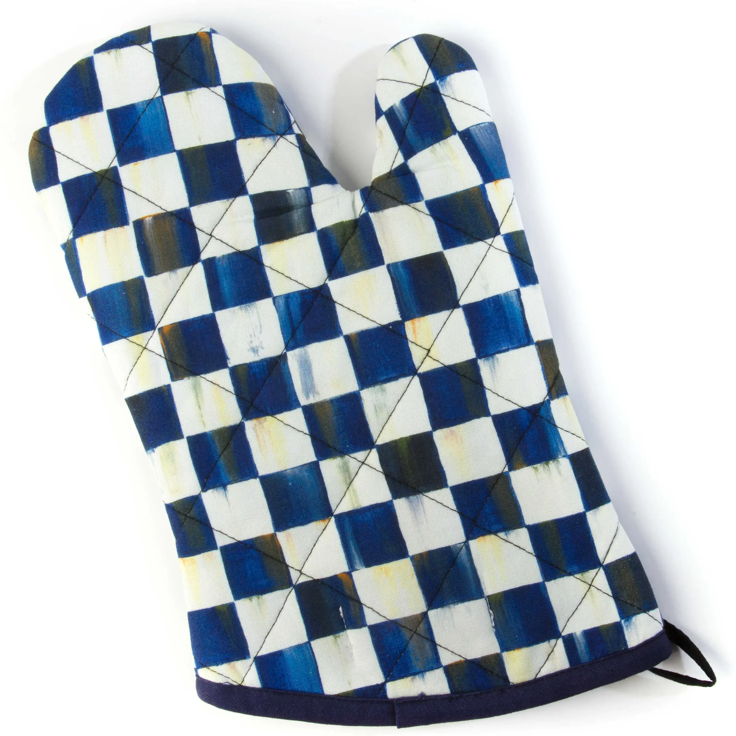 Royal Check Bistro Oven Mitt|MacKenzie-Childs Online