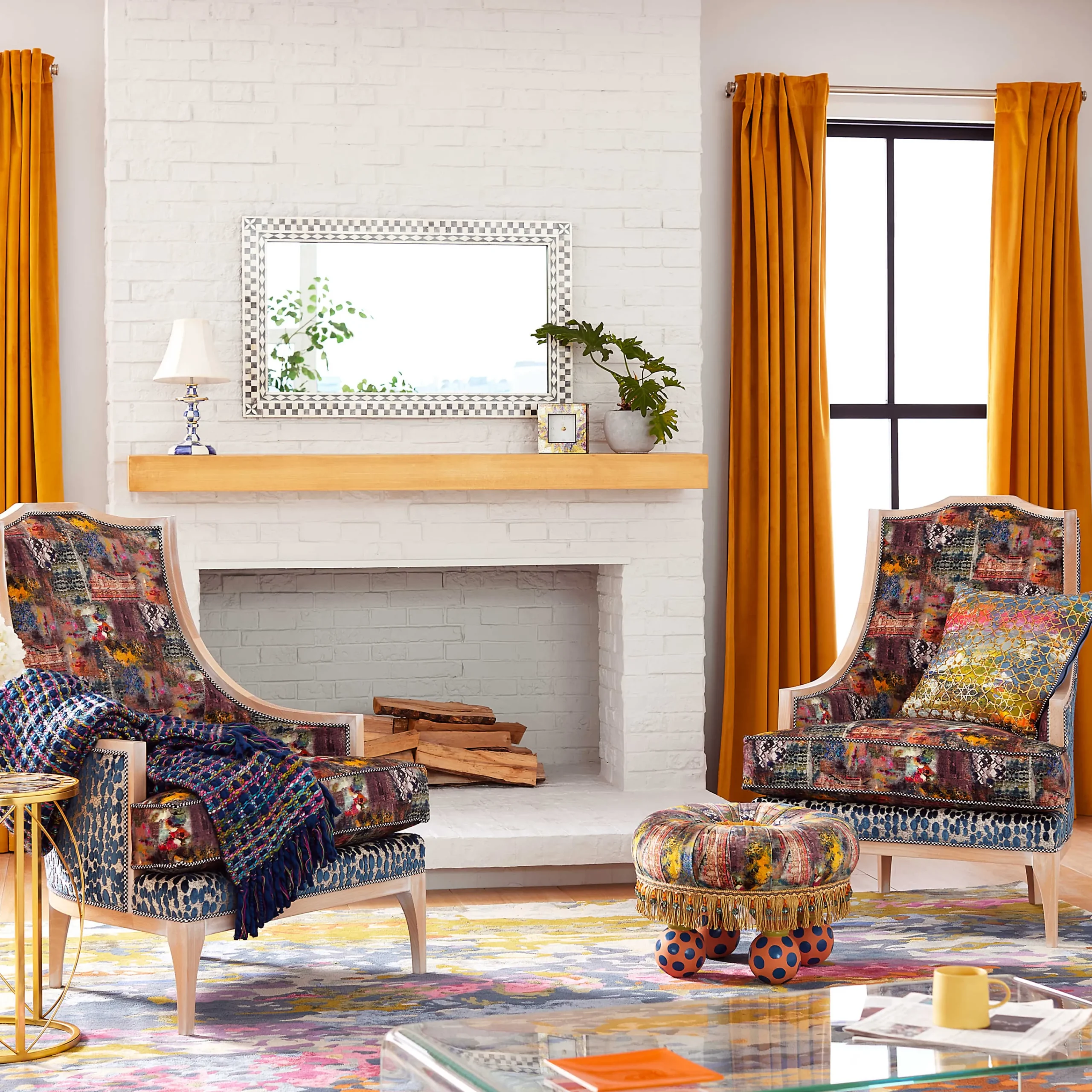 Royal Check Candlestick Lamp|MacKenzie-Childs Online