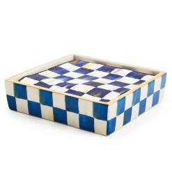 Royal Check Cocktail Napkin Holder|MacKenzie-Childs Discount