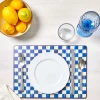 Royal Check Cork Back Placemats - Set Of 4|MacKenzie-Childs Best