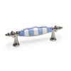 Royal Check Drawer Pull - Nickel|MacKenzie-Childs Discount