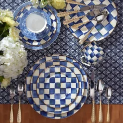 Royal Check Enamel Charger/Plate|MacKenzie-Childs Best