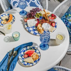 Royal Check Enamel Cheese Course|MacKenzie-Childs Best