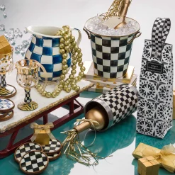 Royal Check Enamel Coasters - Set Of 4|MacKenzie-Childs Sale