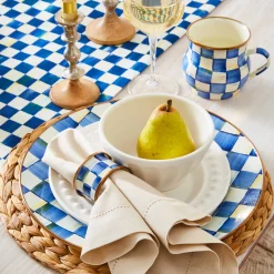 Royal Check Enamel Mug|MacKenzie-Childs Discount
