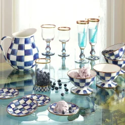 Royal Check Enamel Pitcher|MacKenzie-Childs New