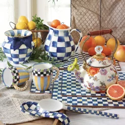 Royal Check Enamel Spoon Rest|MacKenzie-Childs