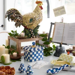 Royal Check Enamel Spoon Rest|MacKenzie-Childs