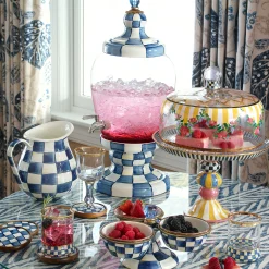 Royal Check Enamel Triplicity|MacKenzie-Childs Sale