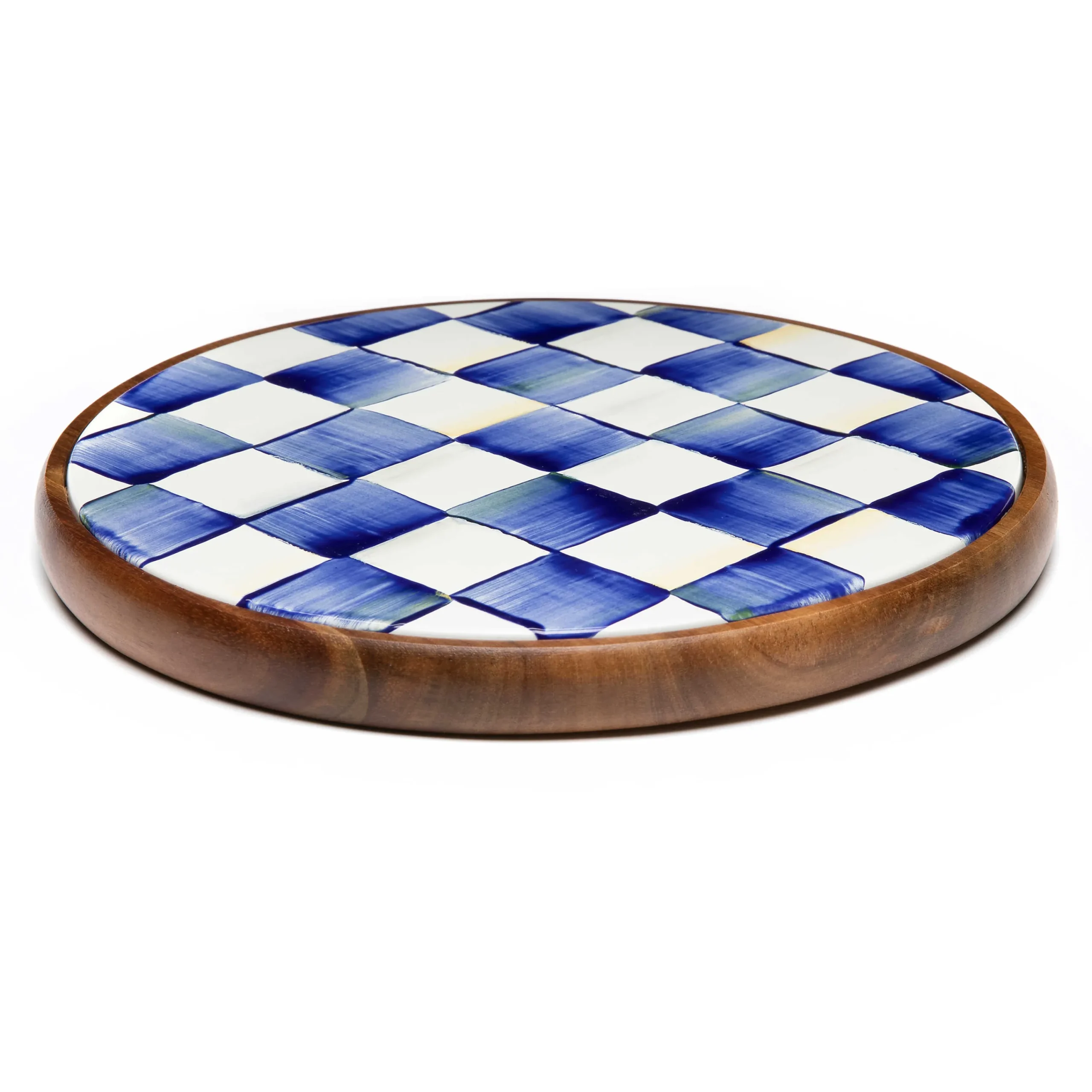 Royal Check Enamel Trivet - Large|MacKenzie-Childs Hot