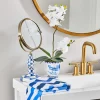 Royal Check Enamel Vanity Mirror|MacKenzie-Childs Discount
