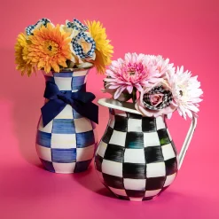 Royal Check Enamel Vase - Tall|MacKenzie-Childs Hot