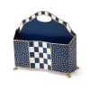 Royal Check Magazine Holder|MacKenzie-Childs Sale
