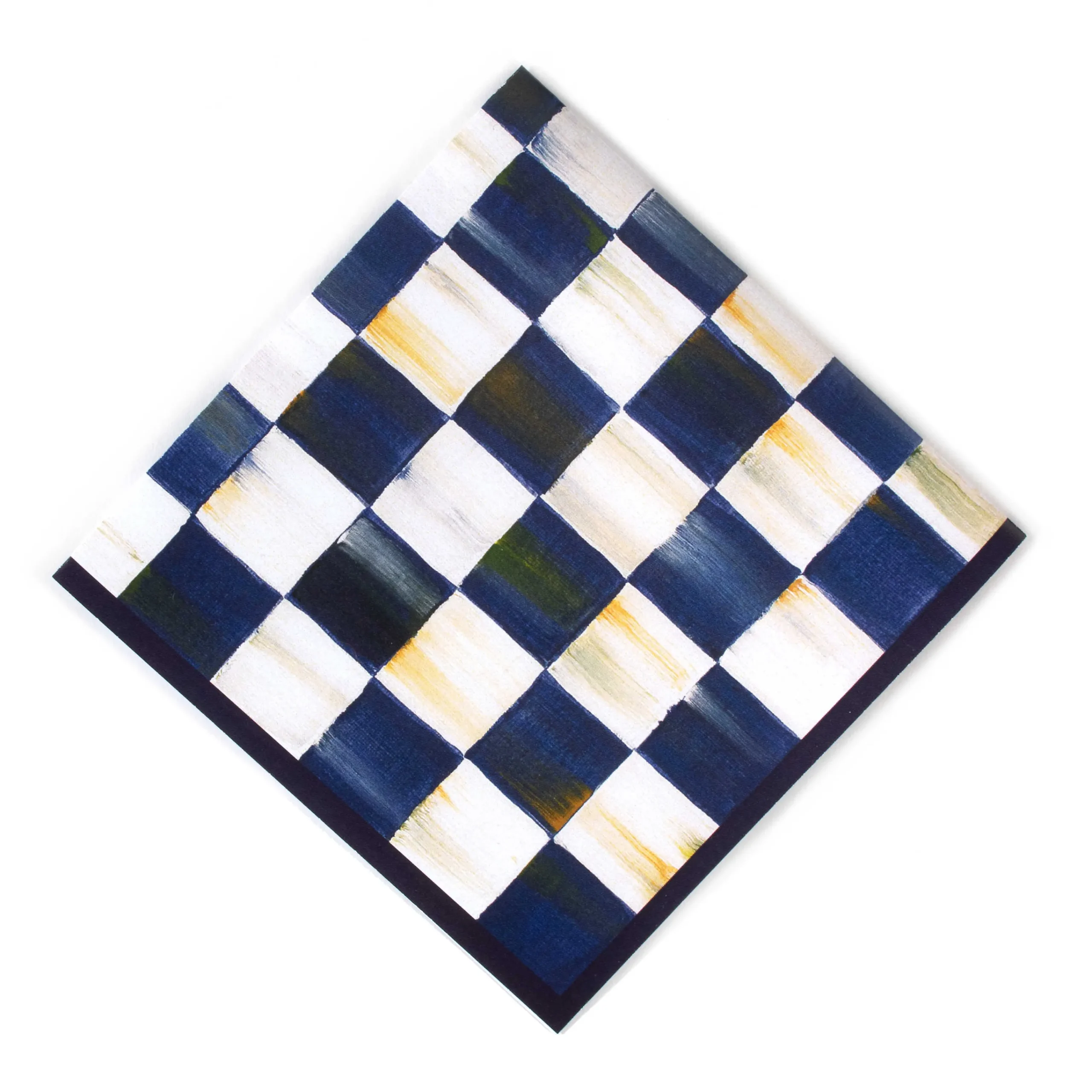 Royal Check Paper Napkins - Cocktail|MacKenzie-Childs New