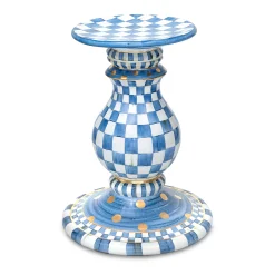 Royal Check Pedestal Table Base|MacKenzie-Childs New