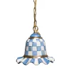 Royal Check Pendant Lamp - Small|MacKenzie-Childs