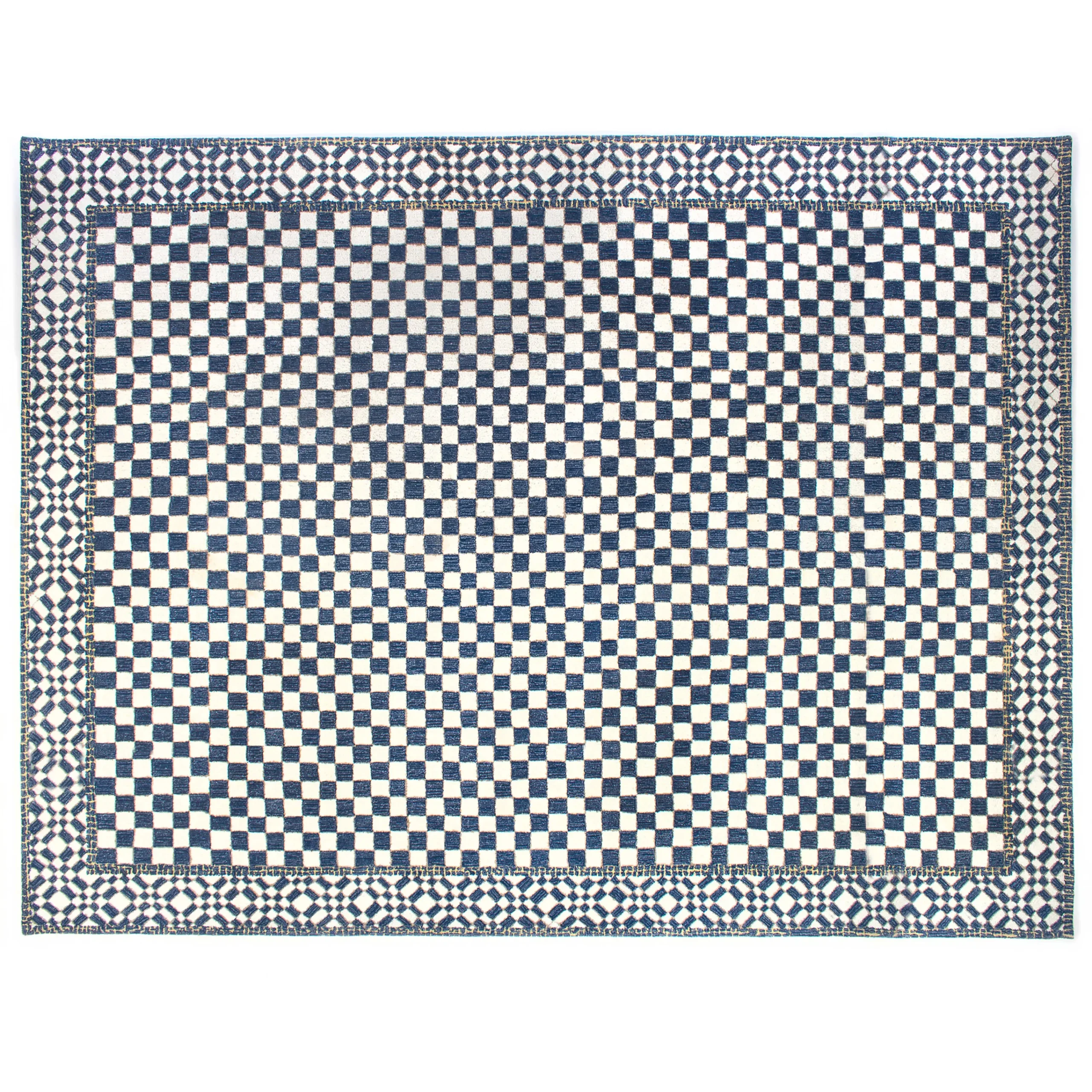 Royal Check Rug - 9' X 12'|MacKenzie-Childs Outlet