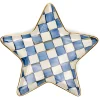 Royal Check Star Plate|MacKenzie-Childs New