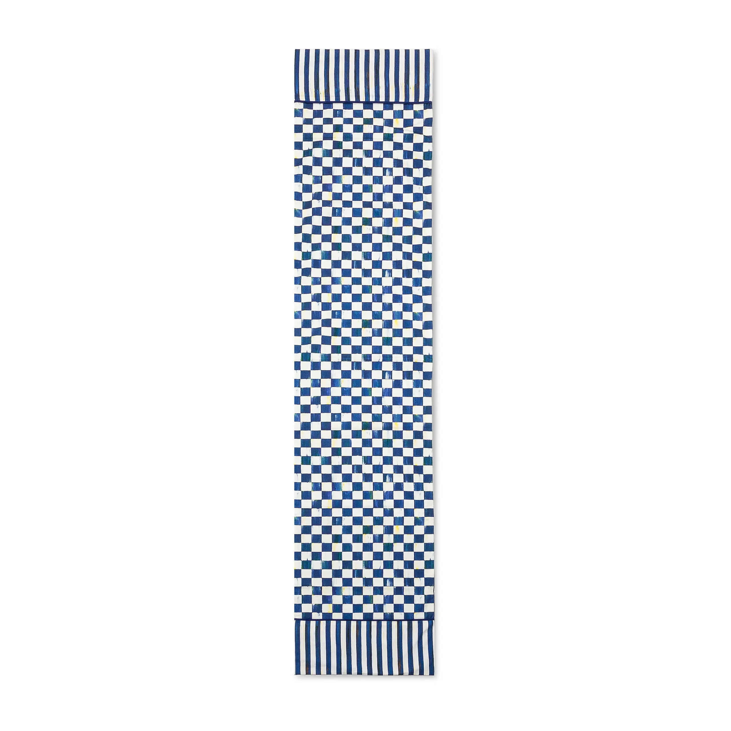 Royal Check Table Runner|MacKenzie-Childs Discount