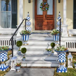 Royal Check Trophy Topiary|MacKenzie-Childs Clearance