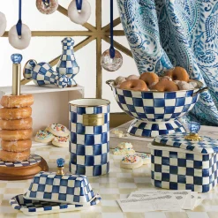 Royal Check Wood Paper Towel Holder|MacKenzie-Childs Hot