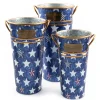 Royal Star Flower Buckets - Set Of 3|MacKenzie-Childs Outlet