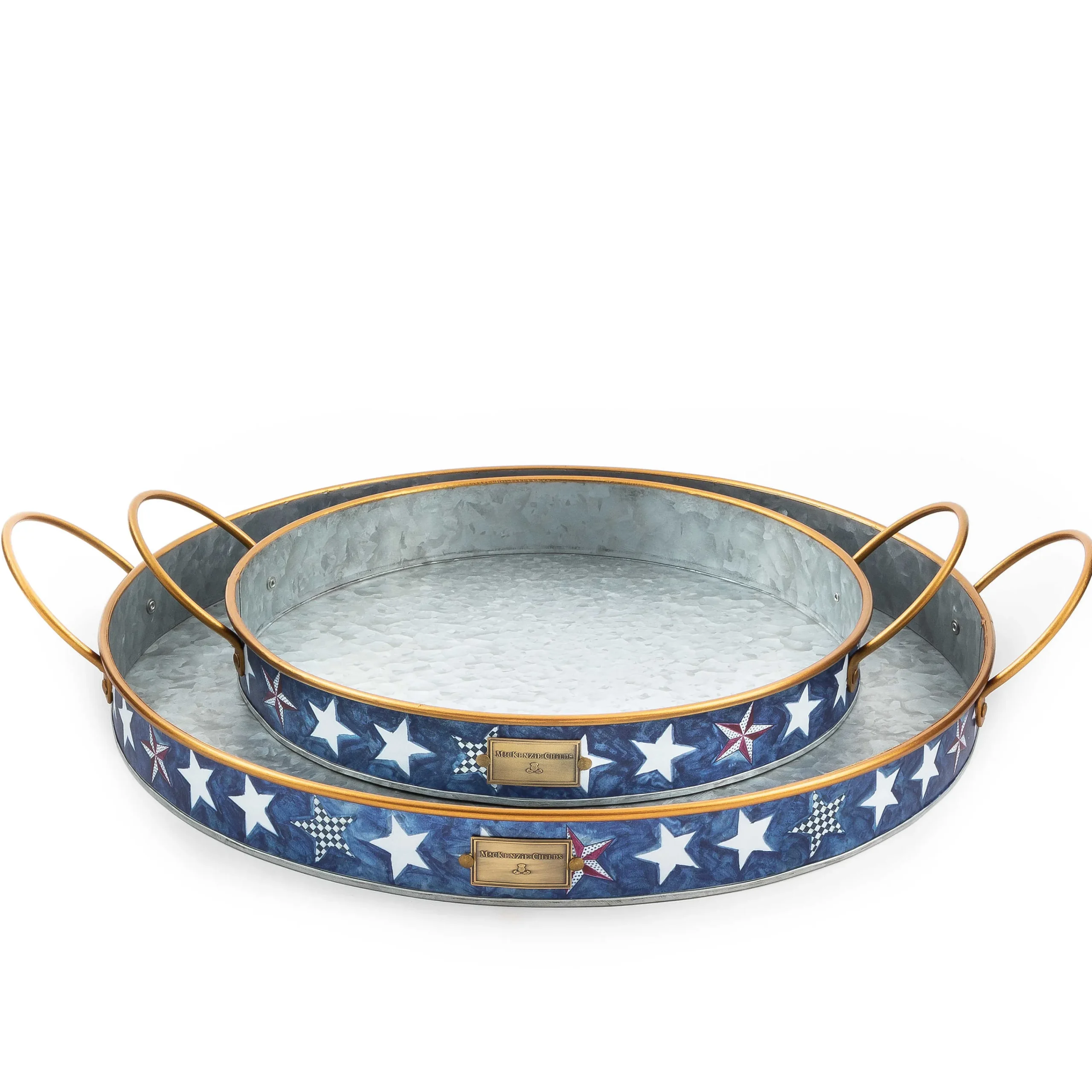 Royal Star Serving Trays - Set Of 2|MacKenzie-Childs Discount
