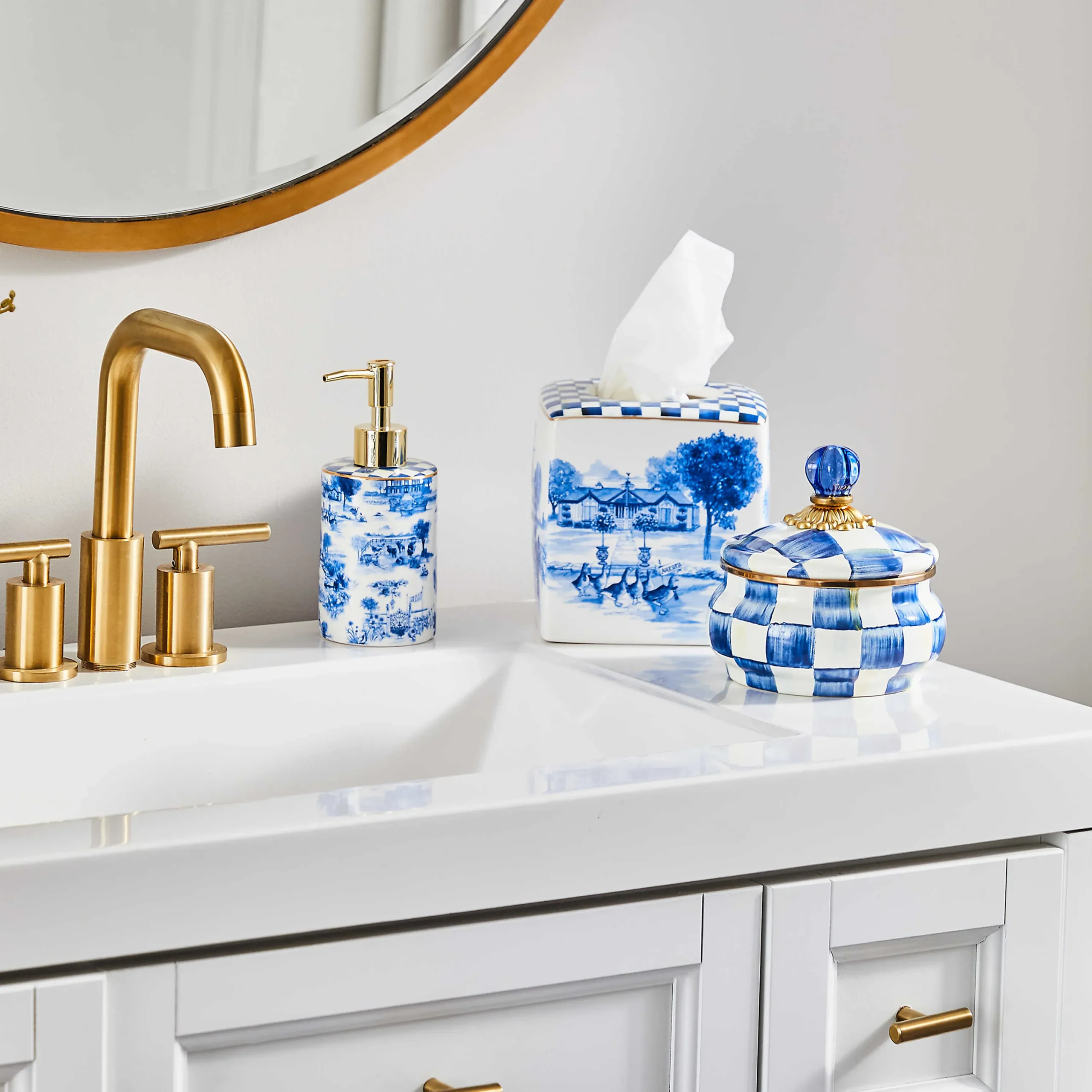 Royal Toile Soap Dispenser|MacKenzie-Childs Best