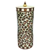 Serengeti Toilet Tissue Vertical Container|MacKenzie-Childs Sale