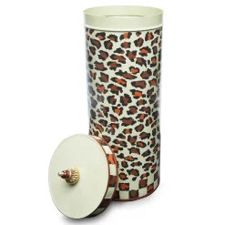 Serengeti Toilet Tissue Vertical Container|MacKenzie-Childs Sale