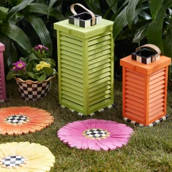 Small Shutter Lantern - Orange|MacKenzie-Childs Best