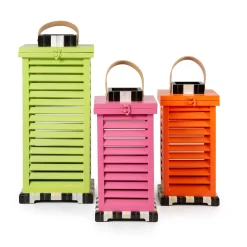 Small Shutter Lantern - Orange|MacKenzie-Childs Best