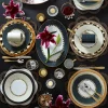 Soho Salad Plate - Midnight|MacKenzie-Childs New