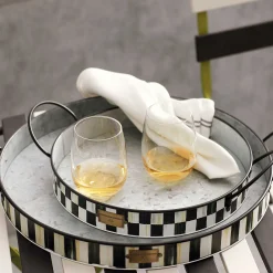 Spectator Galvanized Serving Trays - Set Of 2|MacKenzie-Childs Hot