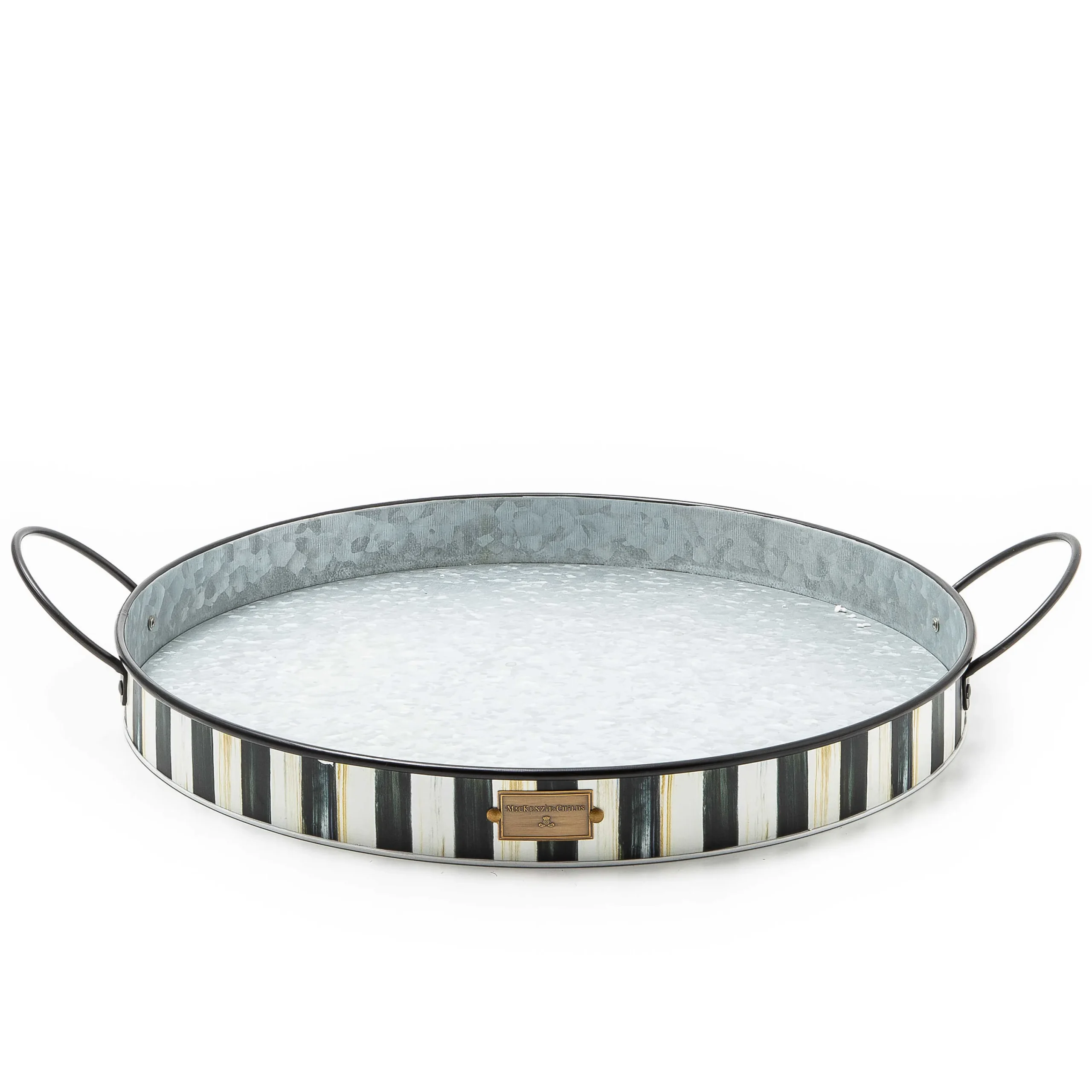Spectator Galvanized Serving Trays - Set Of 2|MacKenzie-Childs Hot
