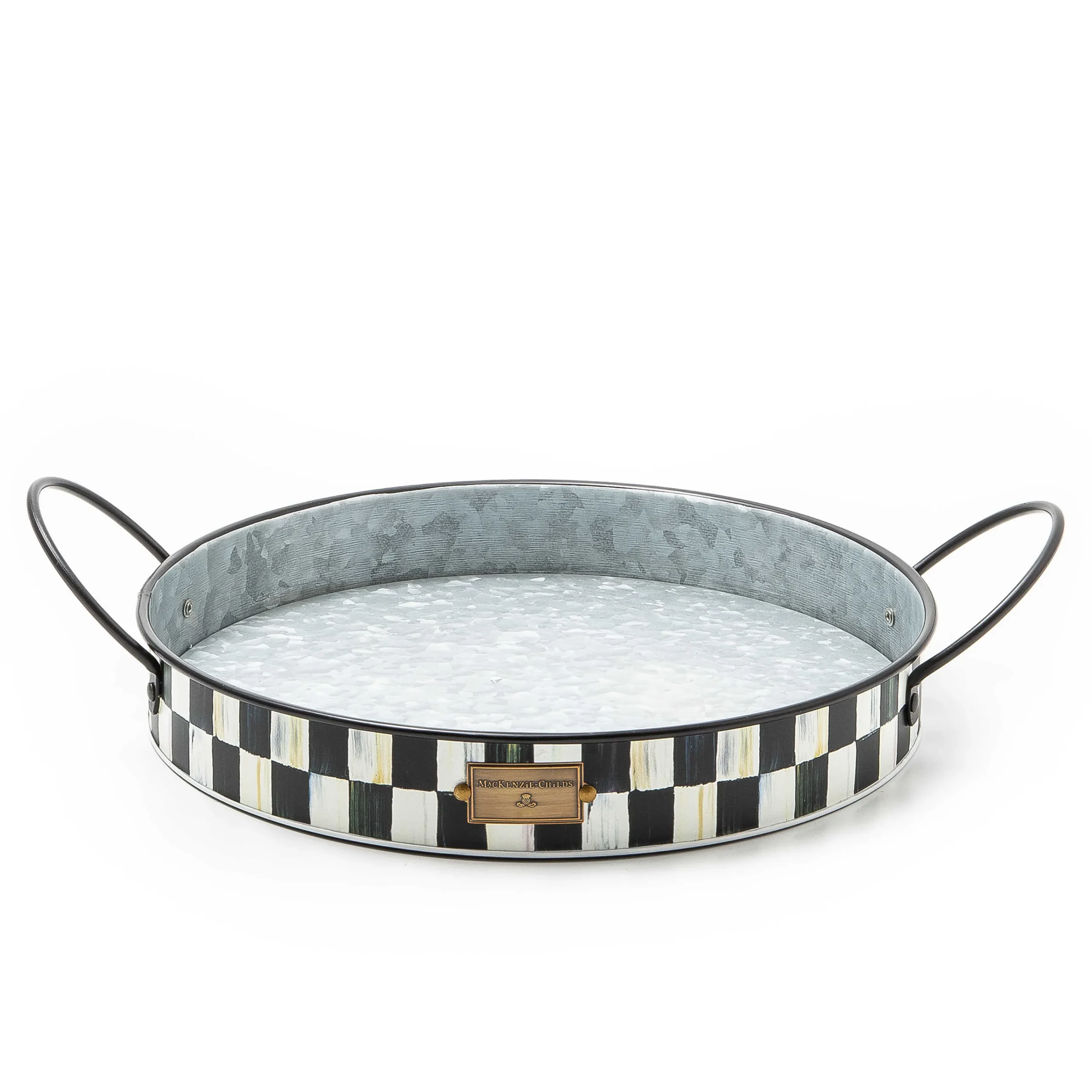 Spectator Galvanized Serving Trays - Set Of 2|MacKenzie-Childs Hot