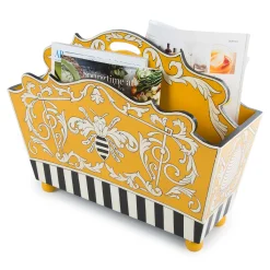 Spelling Bee Magazine Holder|MacKenzie-Childs Outlet