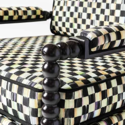 Spindle Check Outdoor Chair|MacKenzie-Childs Best